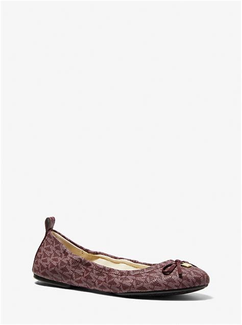 michael kors julieta suede flat|Juliette Logo Ballet Flat .